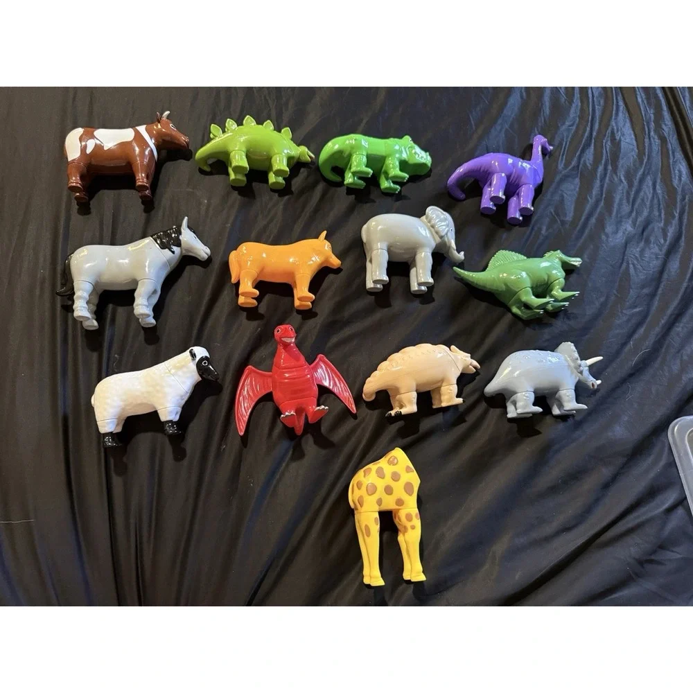 Popular Playthings Magnetic Mix Match Animals Lot 50 Pieces